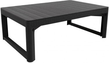 Столик Lyon rattan table Графит