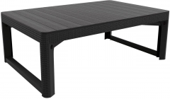 Столик Lyon rattan table Графит