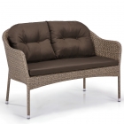 Плетеный диван Афина-мебель S54B-W56 Light brown