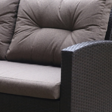 Плетеный диван из искусственного ротанга AFM-205B Brown/Light brown