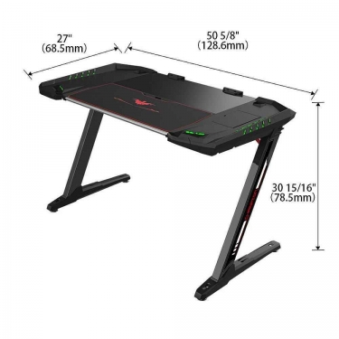 Геймерский стол Eureka Eureka Z2 c RGB подсветкой