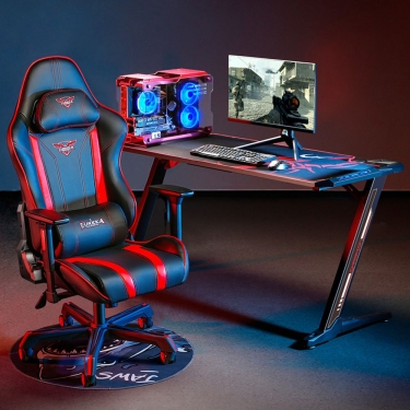 Геймерский стол Eureka Z60 c RGB подсветкой Черный