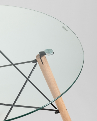 Стол обеденный Eames Dsw Стеклянный